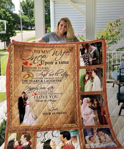 Beautiful Once Upon A Time From Your Husband Friends Collection Quilt Bedding Set for Wife
