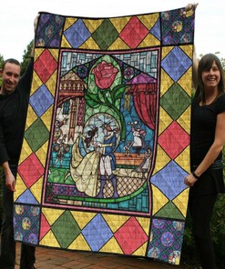 Beauty And The Beast Enchanted Quilt Bedding Set