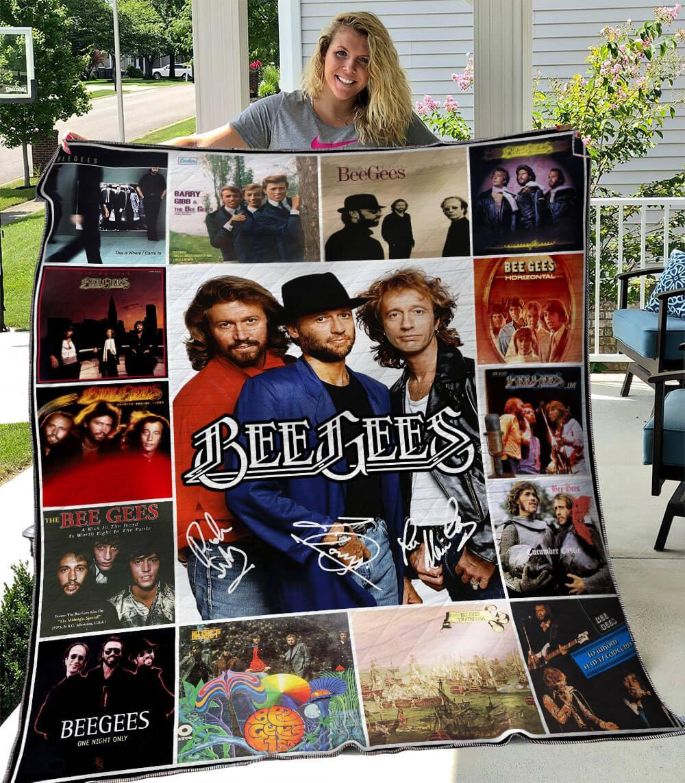 Bee Gees Band Quilt Blanket M210506 for Music Lovers, Bed Set Queen