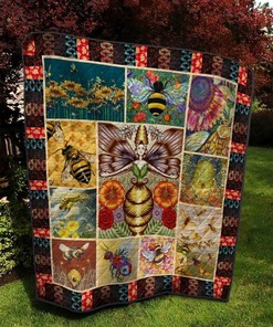 Bee TNT0604 1 Quilt Blanket with Full Size Quilt Bed Set