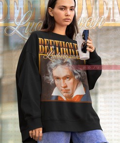 Beethoven Symphony Classical Music Artist Sweatshirt German Fidelio Piano Moonlight Sonata Vintage Shirt