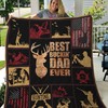 Best Buckin' Hunting Dad Quilt Bedding Set