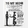 Best Gift for Loving Moms from Sons â€“ Fleece Blanket