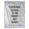 Best Grandpa Ever Quilt Bedding Set for Grandparents - A Cozy Birthday Present for Him