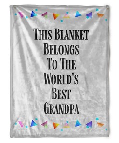 Best Grandpa Ever Quilt Bedding Set for Grandparents - A Cozy Birthday Present for Him
