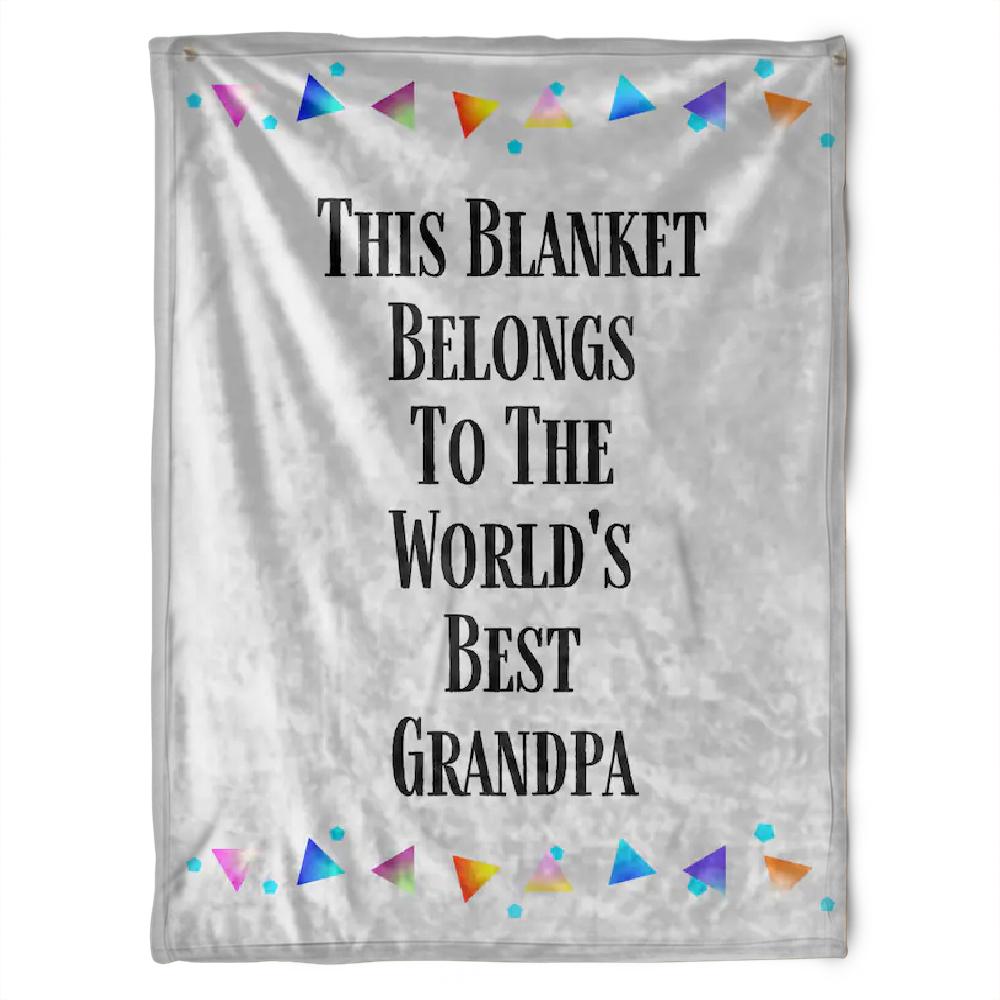 Best Grandpa Ever Quilt Bedding Set for Grandparents - A Cozy Birthday Present for Him