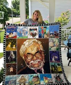 Best Movies Ever Poster Quilt Blanket - Ghibli Top Collection