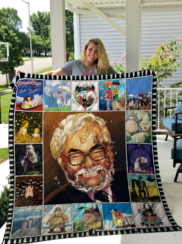 Best Movies Ever Poster Quilt Blanket - Ghibli Top Collection