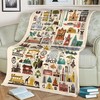 Best Seller Four Parks Icons Fleece Quilt Bedding Set Gift