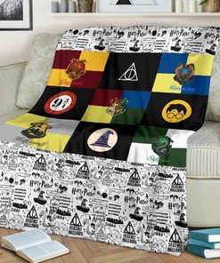 Best Seller: Harry Potter Symbols Fleece Blanket, Perfect Gift for Fans