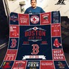 Best Team Evah Boston Red Sox Collected Quilt Blanket with Full Size Quilt Bed Set