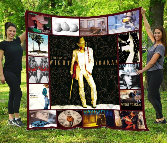 Best of Dwight Yoakam Quilt Blanket - Perfect for Fans of Country Music