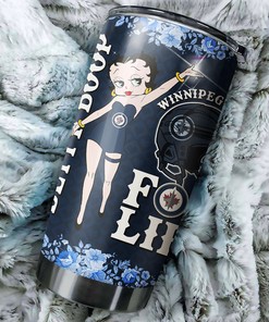 Betty Boop Cheers for the Jets with This NHL Logo Tumbler