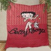 Betty Boop Love Christmas Gifts Lover Quilt Bedding Set with Quilt Blanket