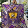 Big LSU Tigers Quilt Bedding Set for True Fans