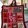 Big Love Ncaa Quilt Blanket for Girls