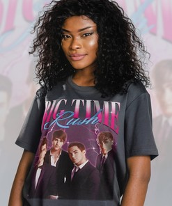Big Time Rush Tee Shirt | BTR Rush Tour 2022 Retro Shirt for Movie Fans