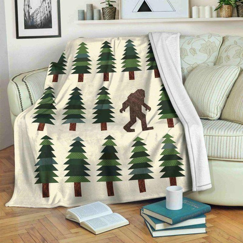 Bigfoot 2 Premium Comfy Sofa Throw Blanket for Cryptid Enthusiasts