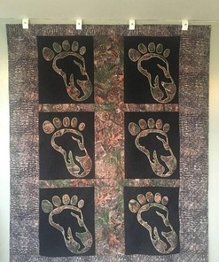 Bigfoot Camo Quilt Blanket: Perfect For Any Outdoorsman