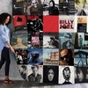 Billy Joel Albums Vintage Quilt Blanket for Music Lovers