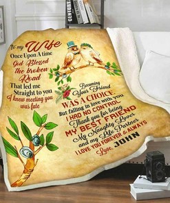 Bird Lover Personalized Falling In Love With You Quilt Bedding Set for Wife From Husband Birthday