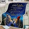 Birthday Gift for Sister Quilt Bedding Set with Floral Design
