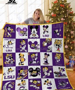 Bl Lsut Dn Louisiana State University Tigers Quilt Bedding Set