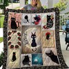 Black Cat Quilt Bedding Set - TH1906