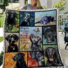 Black Labrador Quilt Bedding Set for Dog Lovers