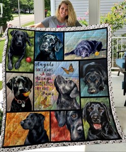 Black Labrador Quilt Bedding Set for Dog Lovers