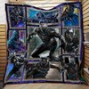 Black Panther Marvel Fans Quilt Bedding Set with Keywords