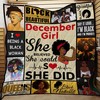 Black Women December Quilt - Inspirational Quilt for Black Women