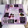 Black Women Fleece Blanket Quilt, A Gift From Mom To Daughter That She Will Cherish