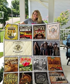 Blackberry Smoke Classic Music Collection Quilt Blanket with Keywords