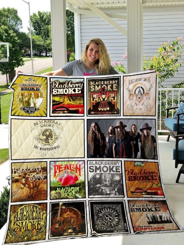 Blackberry Smoke Classic Music Collection Quilt Blanket with Keywords
