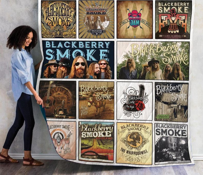 Blackberry Smoke Quilt Bedding Set 01