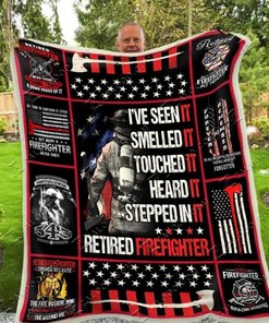 Blanket Firefighter Retired Firefighter - Perfect Gift For Retired Firefighters
