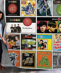 Blink-182 Throws Album Quilt Blanket - Perfect Gifts for Music Fans