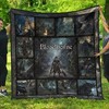 Bloodborne Game Lover Quilt Blanket - Perfect for gamers, this quilt blanket features the popular game Bloodborne.