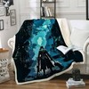 Bloodborne Sofa Fleece Blanket - A Gothic Action Adventure for Gamers
