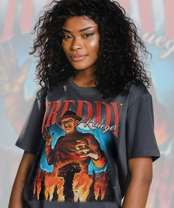 Bloody Horror Movie Halloween T-Shirt | Vintage Nightmare on Elm Street, Friday the 13th, Halloween Quotes