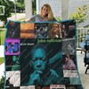 Blue Train John Coltrane Fans Quilt Bedding Set