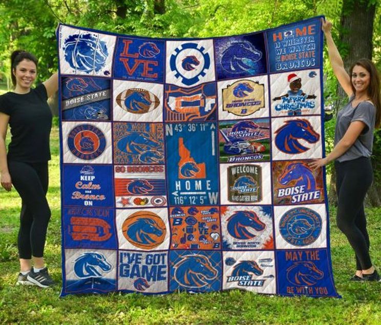 Boise State Broncos NCAA Quilt Blanket - Keep Calm and Stay Cozy with This Quilt