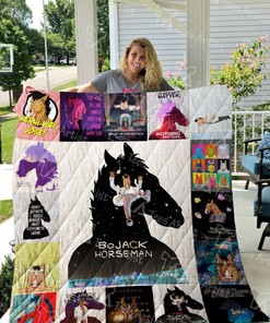 Bojack Horseman Cartoon Fans Quilt Bed Set