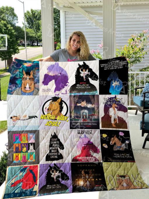 Bojack Horseman Fans Quilt Bedding Set