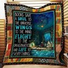 Book Lover Quilt Blanket - Get lost in a book with this cozy quilt blanket