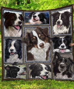 Border Collie Quilt Blanket LC8 for Dog Lovers