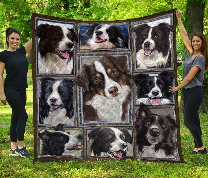 Border Collie Quilt Blanket LC8 for Dog Lovers