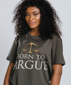Born To Argue Unisex Tee - Future Lawyer Gift, Law School Graduation Shirt, Attorney Gift for Movie Fans