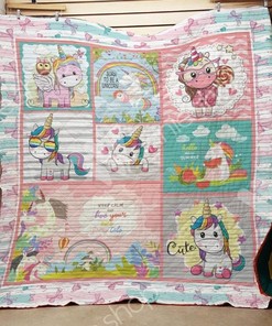 Born To Be A Unicorn Quilt Blanket - A Must-Have for Fantasy Lovers